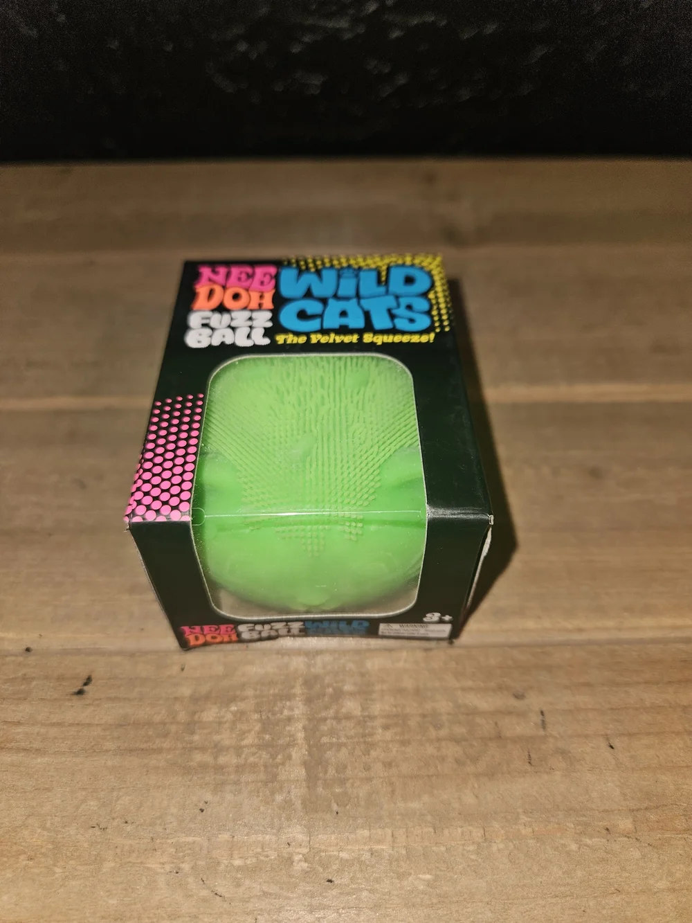 GREEN Fuzz Ball Wild Cat Needoh